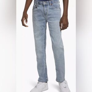 Levi's 502 Boys Sz 8 Reg Sky Blue Slim Straight Jeans